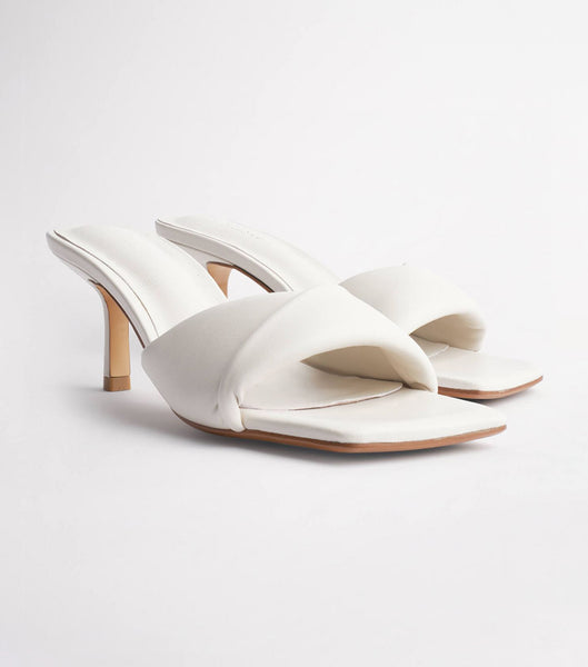 Tony Bianco Alexa Dove Nappa 6.5cm Event Heels White | EMYHC24181