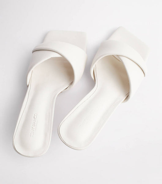 Tony Bianco Alexa Dove Nappa 6.5cm Low Heels White | UMYND14410