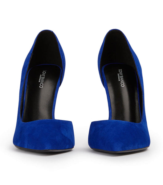 Tony Bianco Alyx Azure Suede 10.5cm Event Heels Azure | MYCVG64650