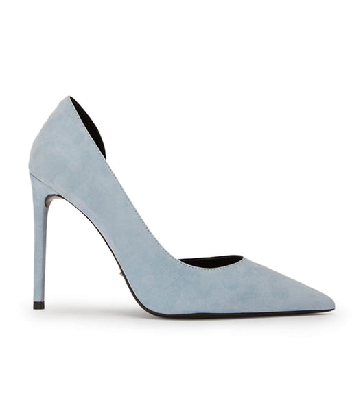 Tony Bianco Alyx Sky Suede 10.5cm Court Shoes Blue | MMYHR25042