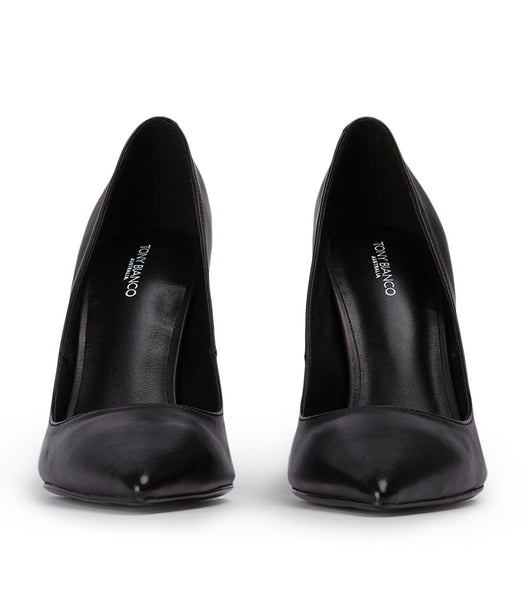 Tony Bianco Anja Black Como 10.5cm Bling Heels Black | TMYWZ50459