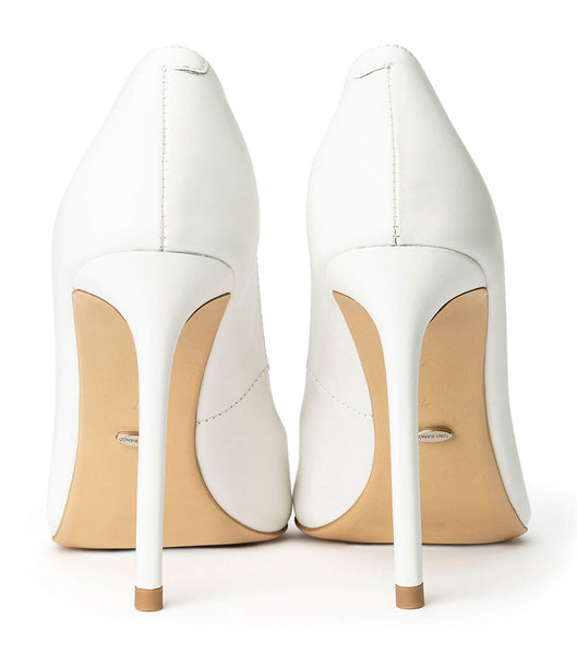 Tony Bianco Anja Milk Capretto 10.5cm Event Heels White | MYDYB47627