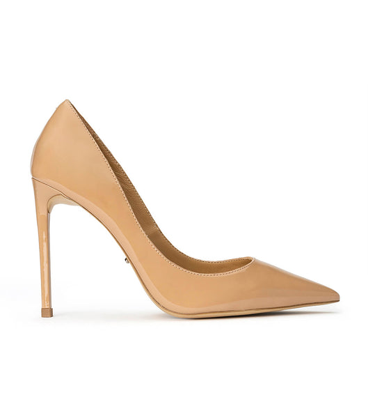 Tony Bianco Anja Nude Patent 10.5cm Bling Heels Beige | YMYVQ89736