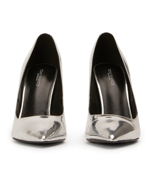 Tony Bianco Anja Silver Shine 10.5cm Bling Heels Silver | AMYWC16083