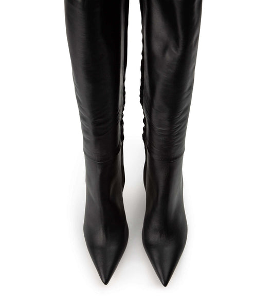 Tony Bianco Apollo Black Venice 10.5cm Heeled Boots Black | MYCIF57308