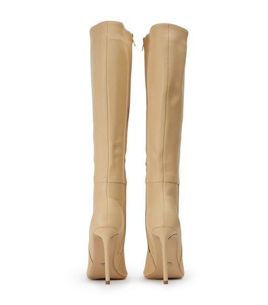 Tony Bianco Apollo Butter Nappa 10.5cm Heeled Boots Yellow | DMYVO84890