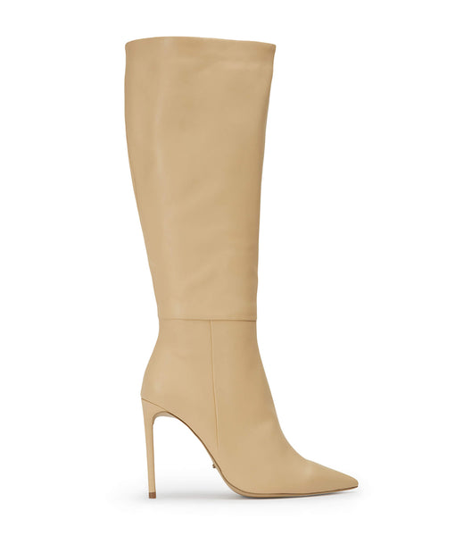 Tony Bianco Apollo Butter Nappa 10.5cm Heeled Boots Yellow | DMYVO84890