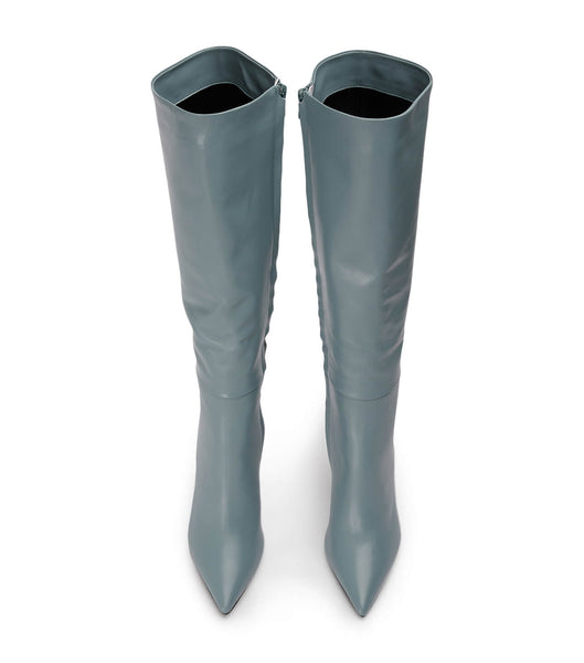 Tony Bianco Apollo Steel Nappa 10.5cm Heeled Boots Grey | MMYFT99800