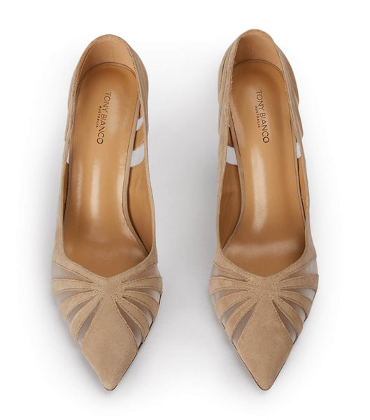 Tony Bianco Arrow Blush Suede 10.5cm Court Shoes Pink | YMYGT59989