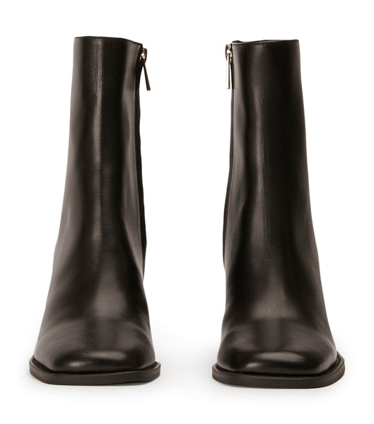 Tony Bianco Astoria Black Como 8.5cm Heeled Boots Black | QMYUV90327