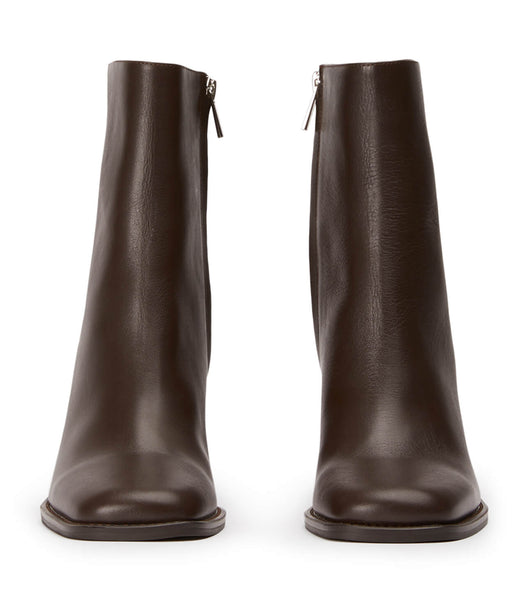 Tony Bianco Astoria Choc Como 8.5cm Heeled Boots Chocolate | MYJZR40325