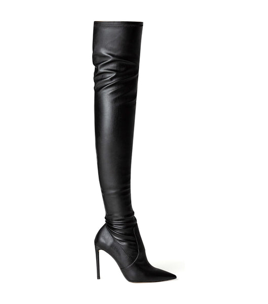 Tony Bianco Avah Black Venezia 10.5cm Heeled Boots Black | MYZPD34342