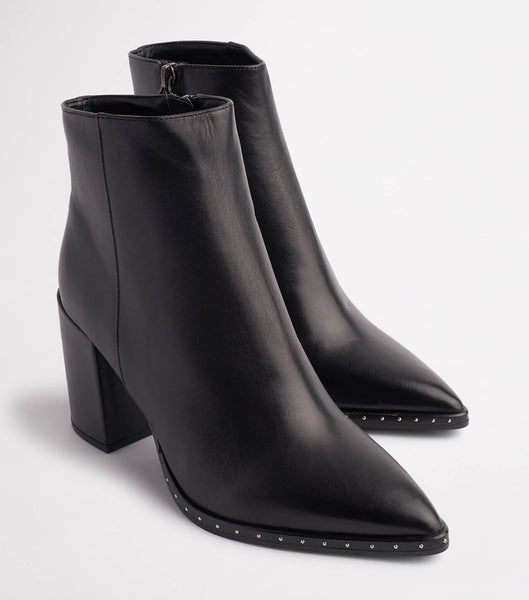 Tony Bianco Bailey Black Albany 8.5cm Ankle Boots Black | GMYEC39021