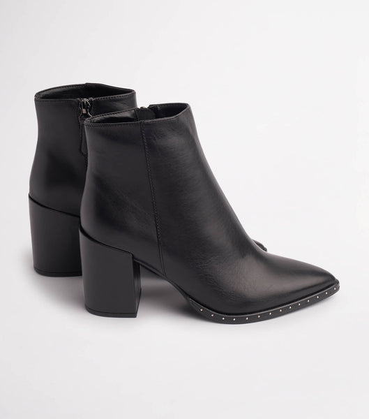 Tony Bianco Bailey Black Albany 8.5cm Ankle Boots Black | GMYEC39021