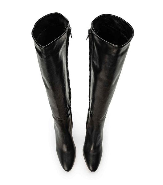 Tony Bianco Bellez Black Venice 9.5cm Heeled Boots Black | MYNEJ45341