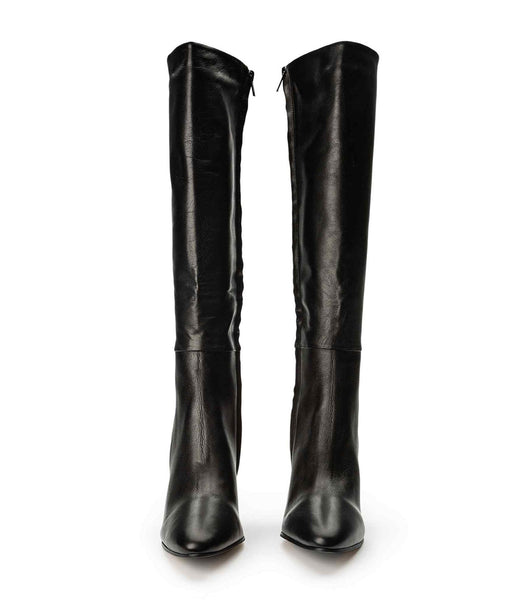 Tony Bianco Bellez Black Venice 9.5cm Knee High Boots Black | UMYND65029