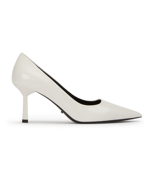 Tony Bianco Billy White Hi Shine 7.5cm Low Heels White | MYEAH22014