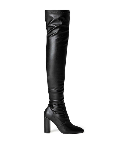 Tony Bianco Bloom Black Venezia 9.5cm Heeled Boots Black | AMYDF72103