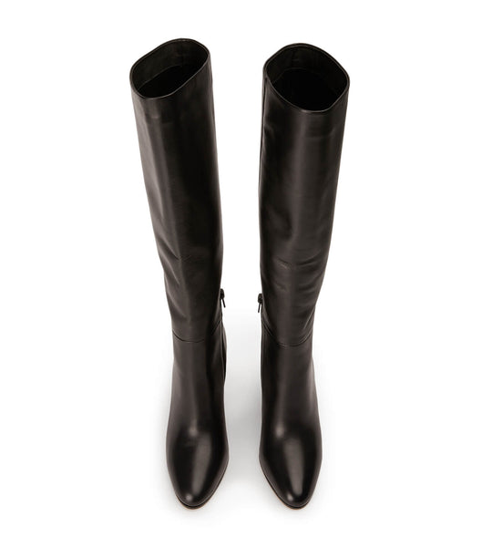 Tony Bianco Boss Black Como 9.5cm Knee High Boots Black | MYNZX75540