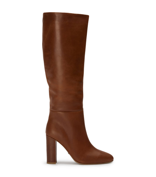 Tony Bianco Boss Cognac 9.5cm Heeled Boots Brown | MYEAH54616