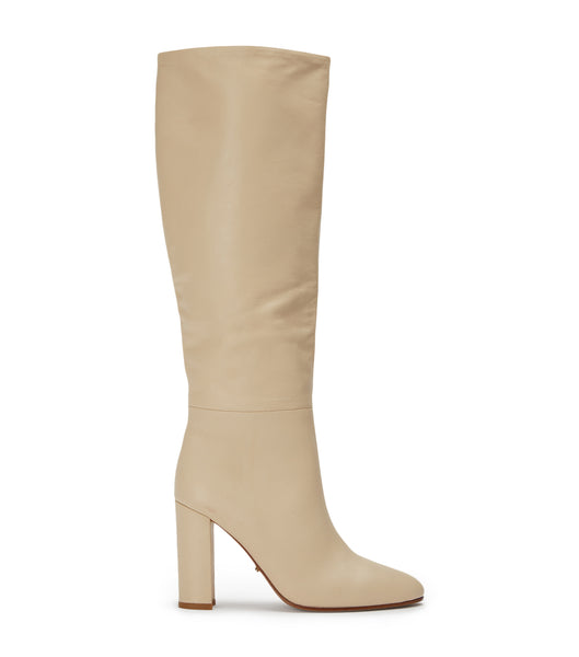 Tony Bianco Boss Vanilla Venice 9.5cm Heeled Boots Light Yellow | LMYSX74339