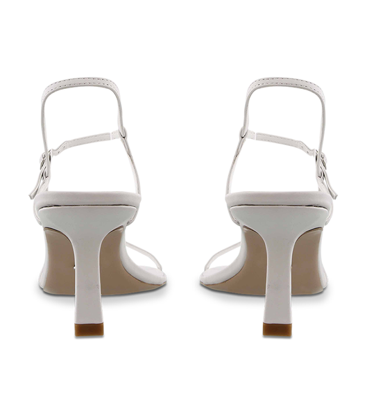 Tony Bianco Caprice White Kid 7cm Bridal Heels White | MYXBR50567