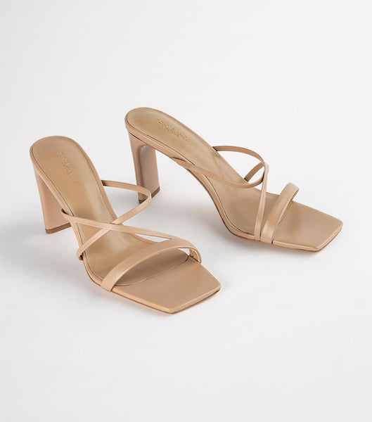 Tony Bianco Classic Skin Nappa 8.5cm Low Heels Skin Color | MYEAH25688