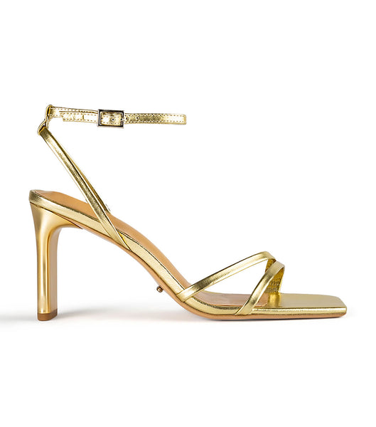 Tony Bianco Corso Gold Nappa Metallic 8.5cm Event Heels Gold / Metal | EMYHC19965