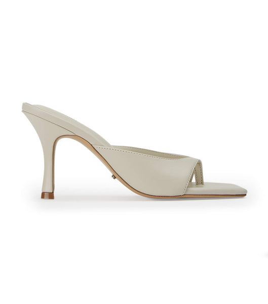 Tony Bianco Crystle Dove Nappa 8.5cm Low Heels White | MYQAV27221