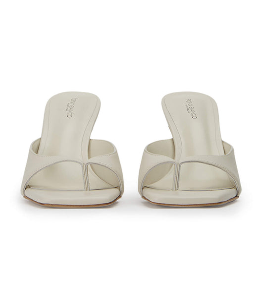 Tony Bianco Crystle Dove Nappa 8.5cm Thong Sandals Grey | YMYVQ73685