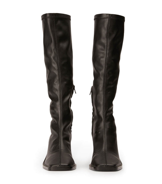 Tony Bianco Damon Black Venezia 7.5cm Knee High Boots Black | ZMYMJ82542