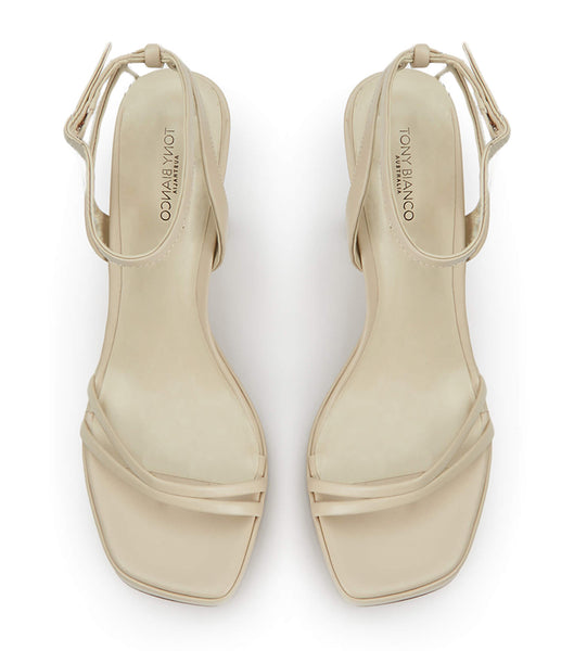 Tony Bianco Dandy Vanilla Capretto 11.5cm Bridal Heels Light Yellow | QMYWA99101