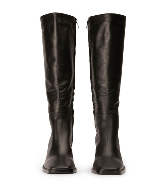 Tony Bianco Darby Black Venice 7.5cm Mid Calf Boots Black | MYJVR49172