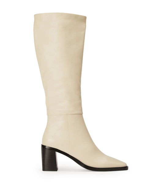 Tony Bianco Darby Ecru Venice 7.5cm Knee High Boots White | MYXBR57070