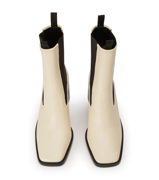 Tony Bianco Diego Ecru Venice 7.5cm Ankle Boots White | QMYWA96637