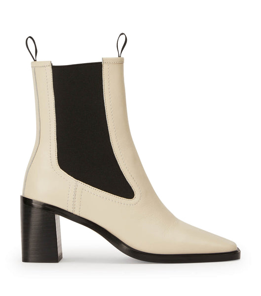 Tony Bianco Diego Ecru Venice 7.5cm Ankle Boots White | QMYWA96637