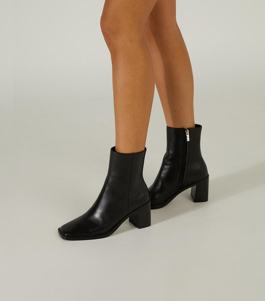 Tony Bianco Dream Black Como 7.5cm Ankle Boots Black | MYJZR11117