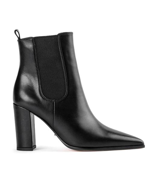 Tony Bianco Easton Black Como 8.5cm Heeled Boots Black | MYNEJ57075