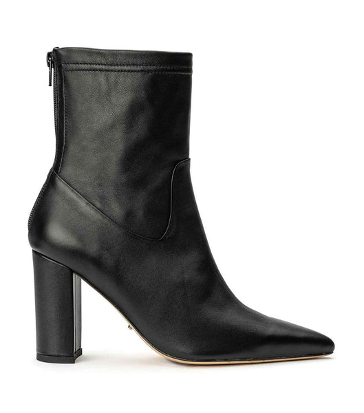 Tony Bianco Ellie Black Nappa 8.5cm Ankle Boots Black | DMYKV59169