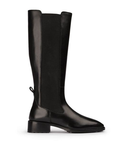 Tony Bianco Emrata Black Como 4cm Knee High Boots Black | MYIIZ52938