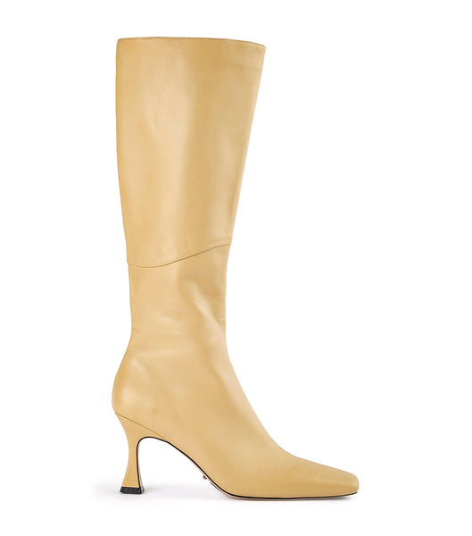 Tony Bianco Fantasy Butter Nappa 8cm Heeled Boots Yellow | UMYND99791