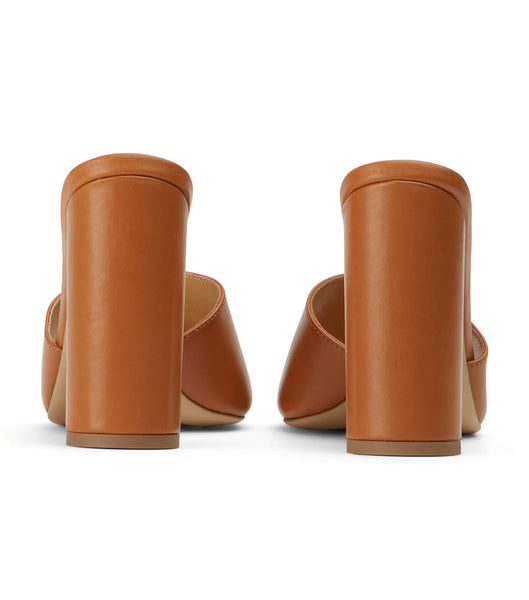 Tony Bianco Farani Tan Como 10.5cm Block Heels Brown | FMYHY27429