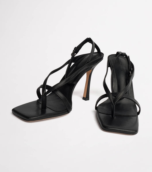 Tony Bianco Faythe Black Kid 10.5cm Event Heels Black | GMYEC98710