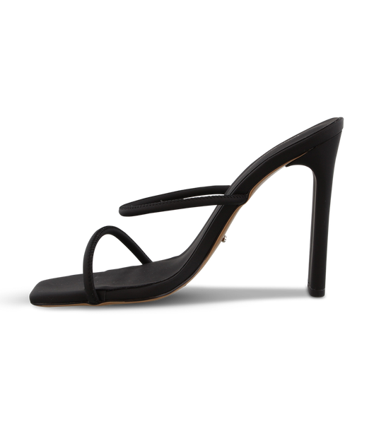 Tony Bianco Florence Black Galaxy 11cm Block Heels Black | SMYNY49492