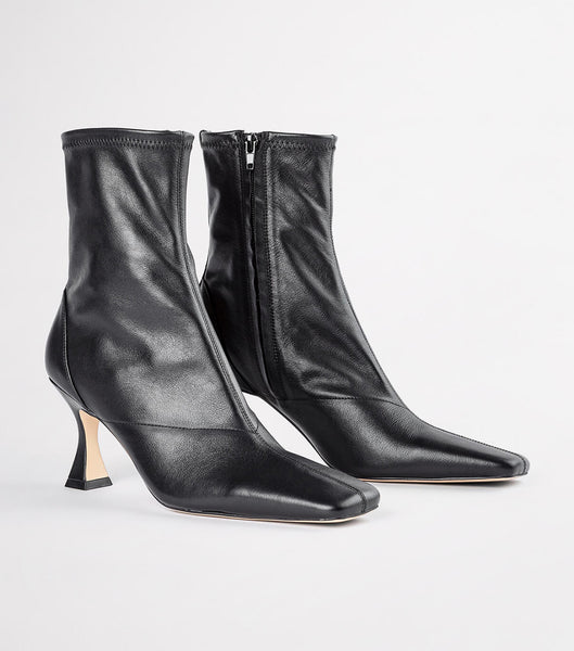 Tony Bianco Fomo Black Venice 8cm Heeled Boots Black | MMYFT32852