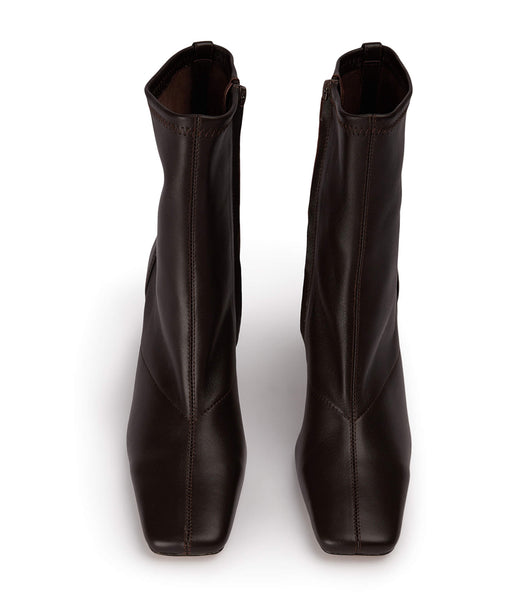 Tony Bianco Fomo Chocolate Nappa 8cm Heeled Boots Chocolate | BMYSD71497