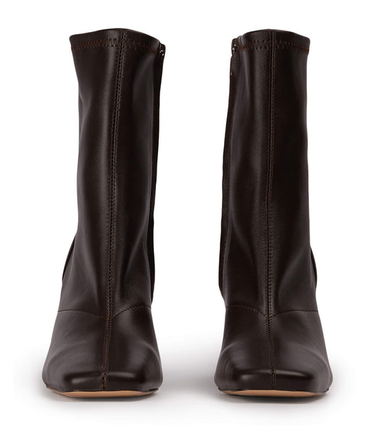 Tony Bianco Fomo Chocolate Nappa 8cm Heeled Boots Chocolate | BMYSD71497