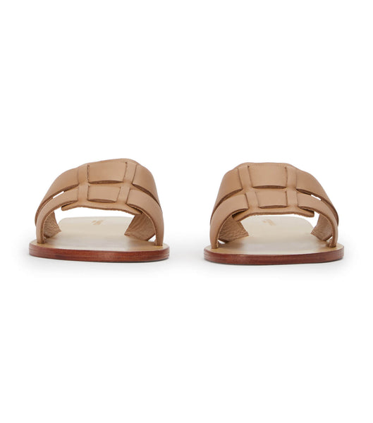 Tony Bianco Force Camel 1cm Sandals Brown | MYJBT73415