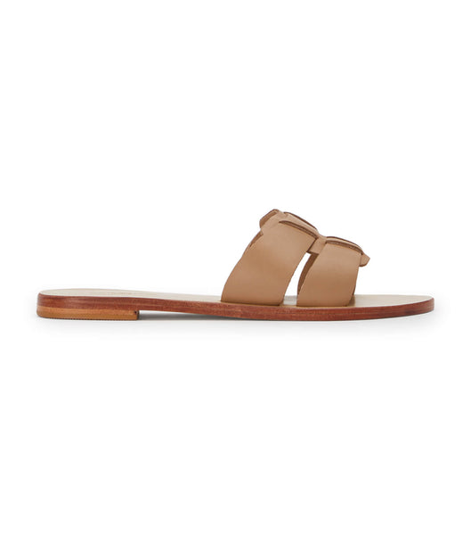 Tony Bianco Force Camel 1cm Sandals Brown | MYJBT73415