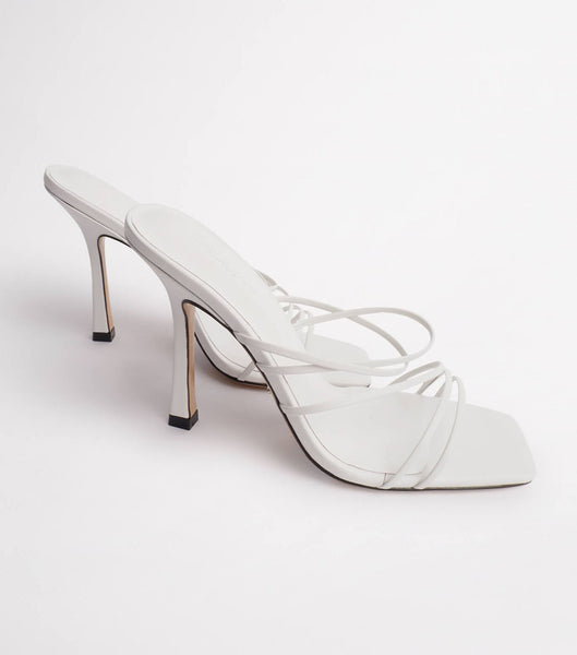 Tony Bianco Foxie White Kid 10.5cm Stiletto Heels White | MYJVR85422